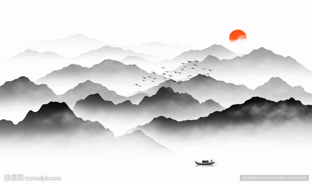 水墨山水