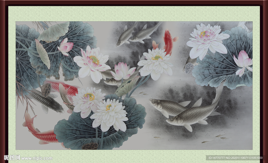 荷花图