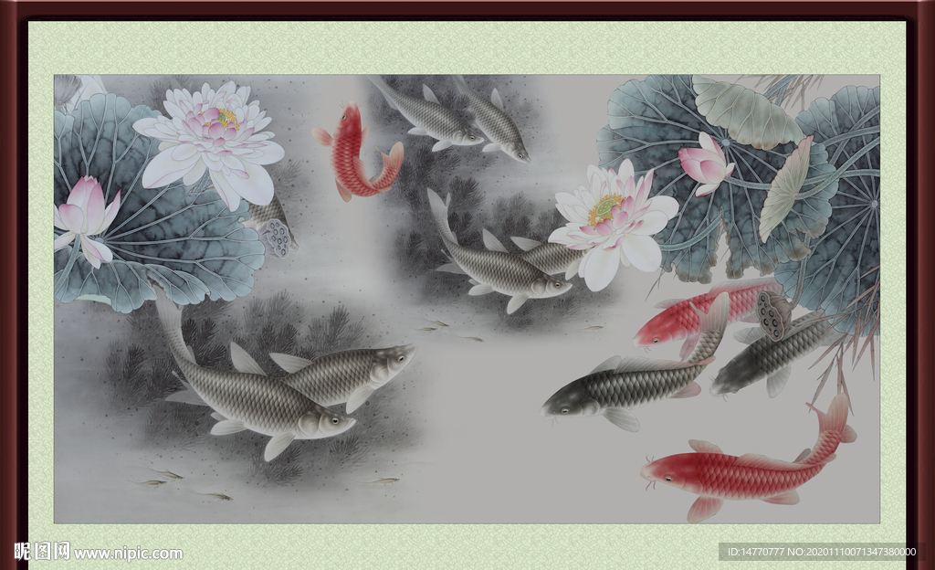 荷花图