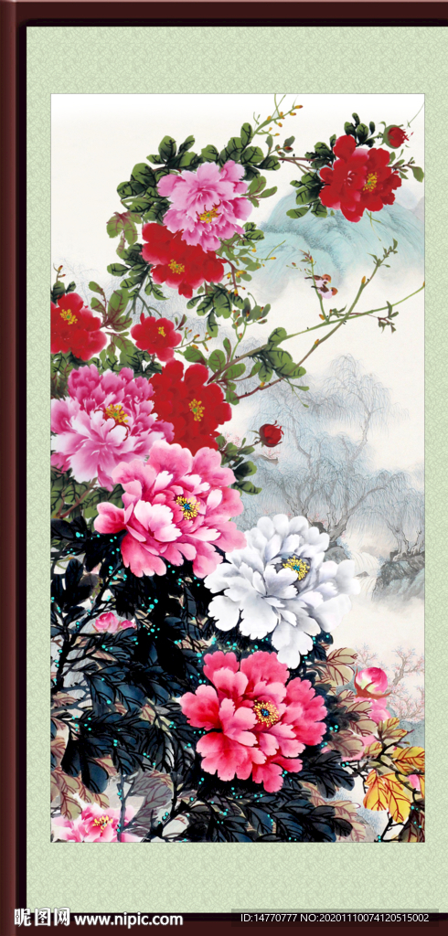 国画牡丹