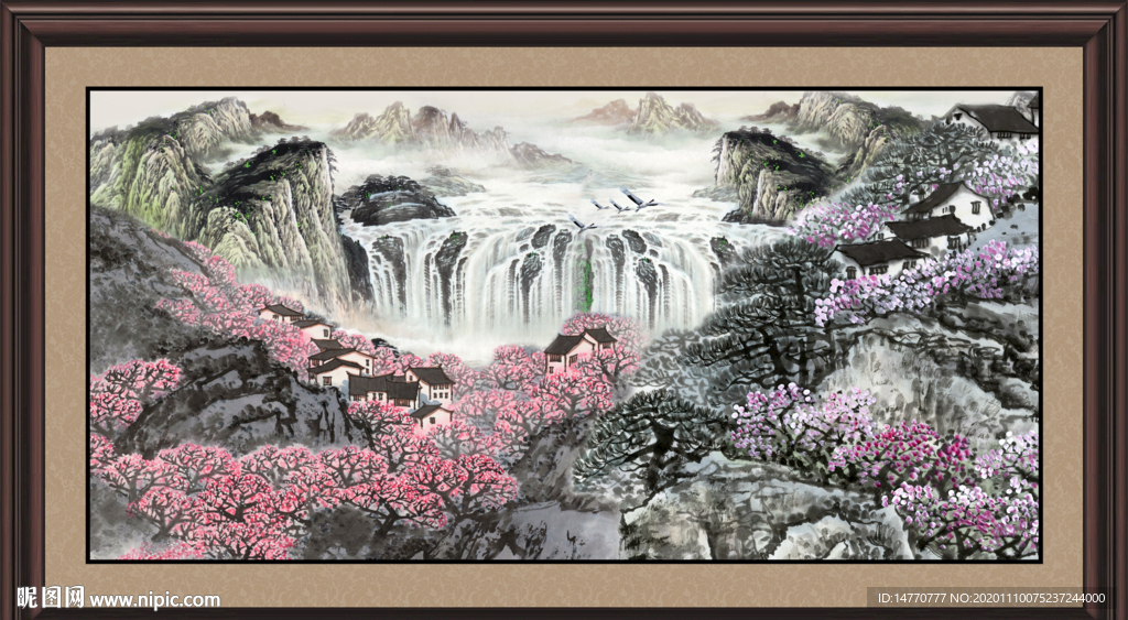 大厅山水画
