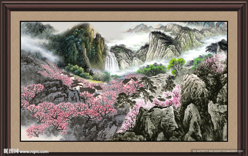 大厅山水画