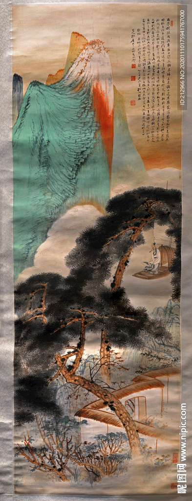 张大千 归去来图1935 天津