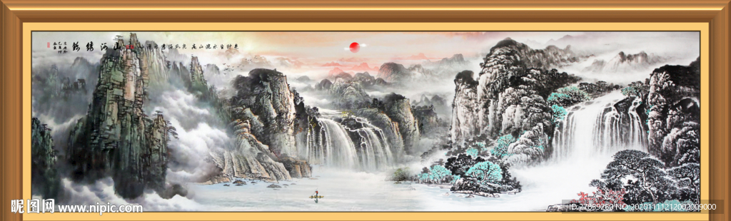 国画山水国画