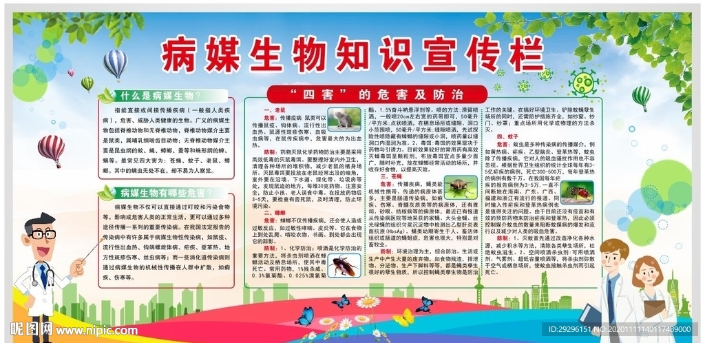 除四害宣传栏