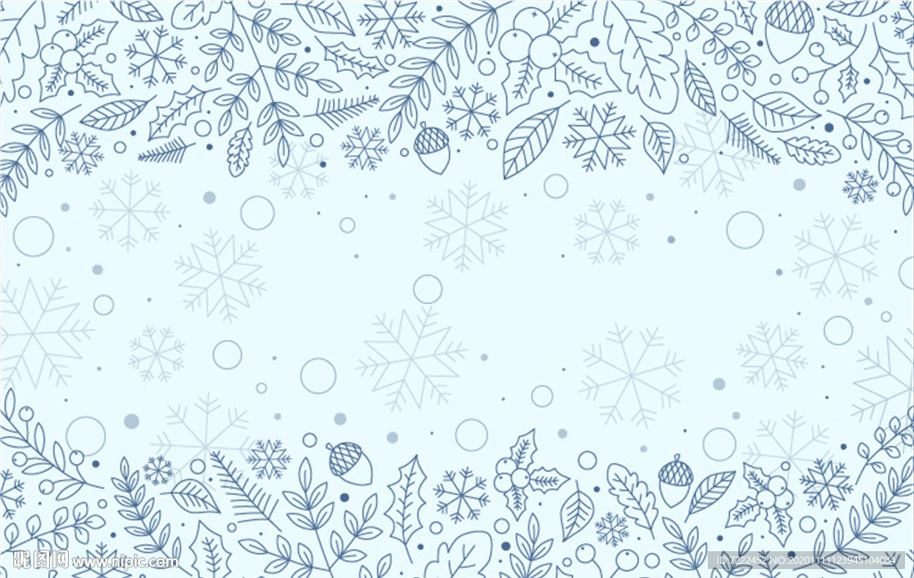 冬天主题底纹