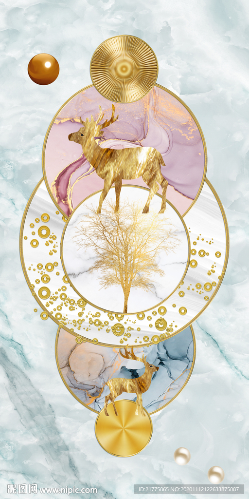 装饰画 玄关 走道 晶瓷画