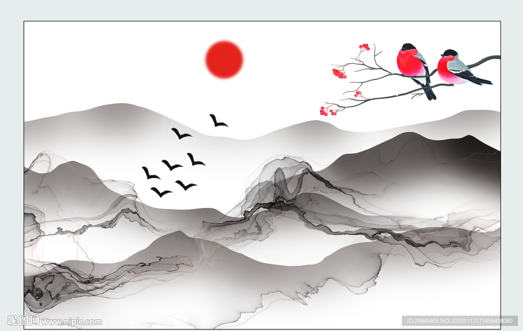水墨画