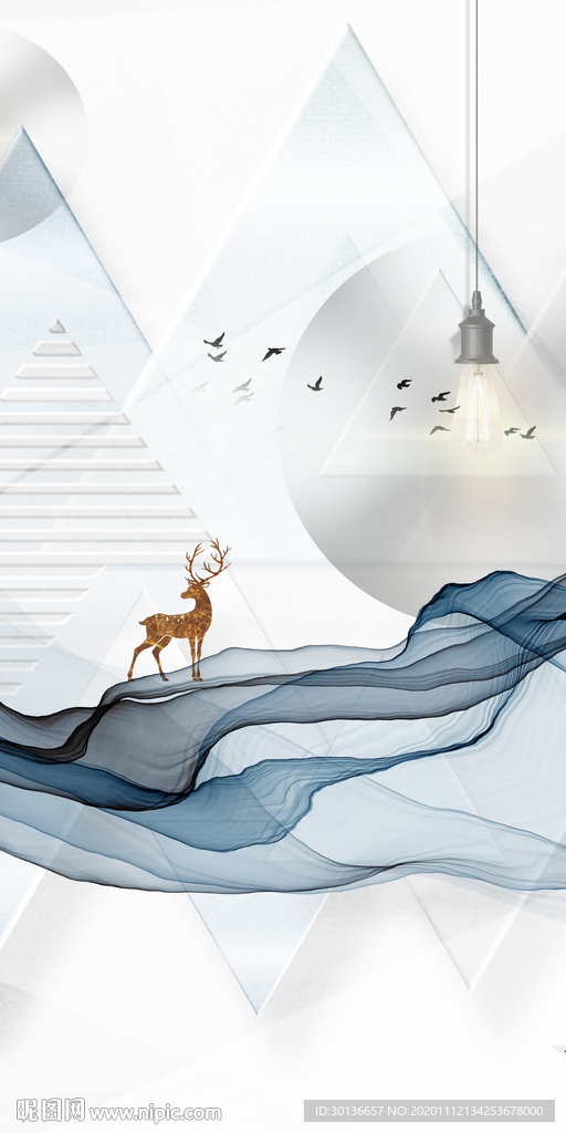 爆款欧式新玄关画 tif分层