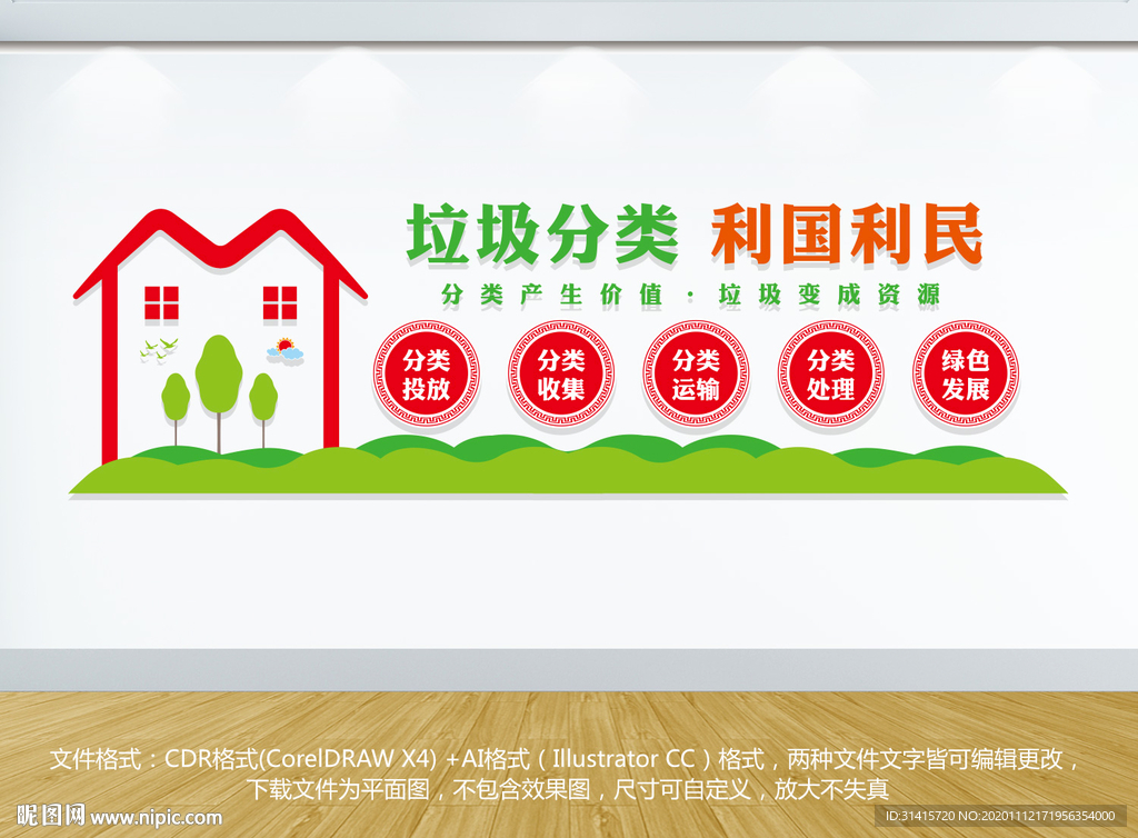 垃圾分类文化墙