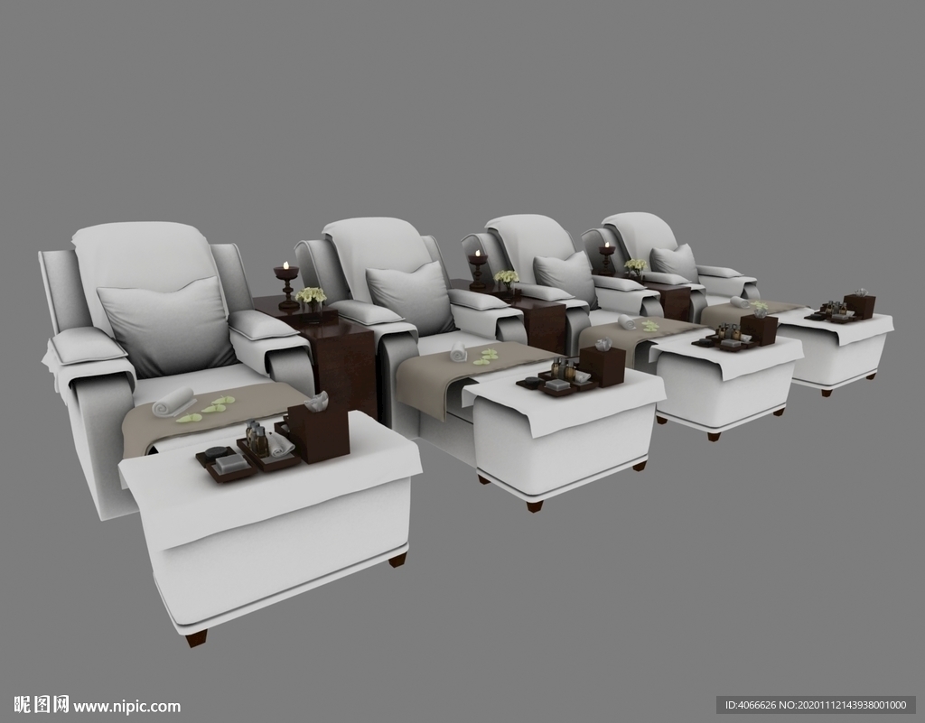 休闲沙发椅3d模型