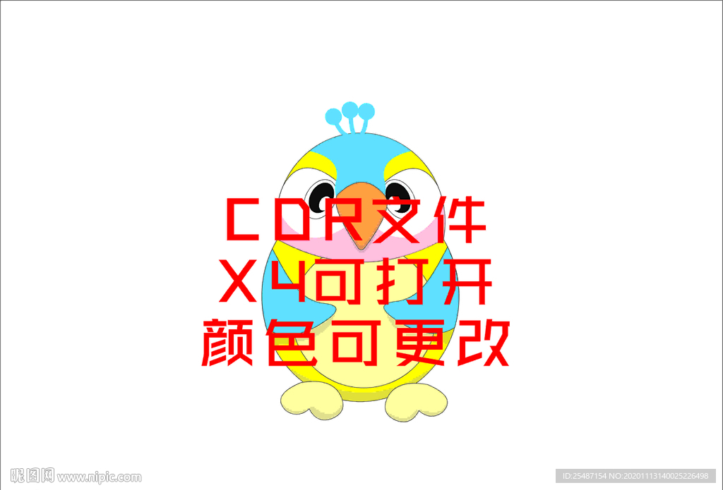 卡通鸟
