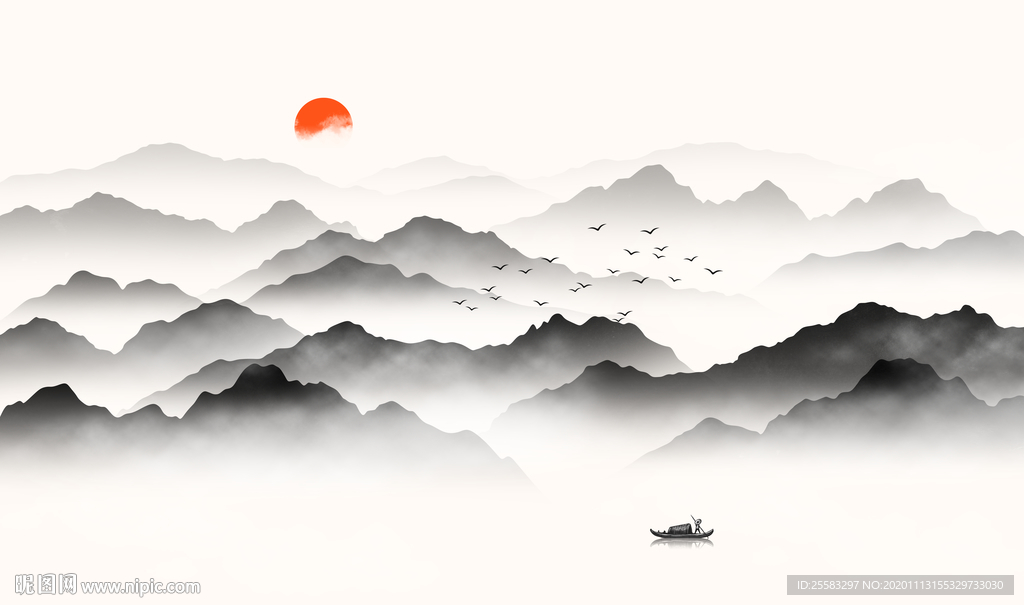 水墨山水