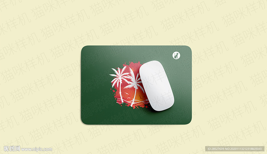 文创鼠标垫logo样机