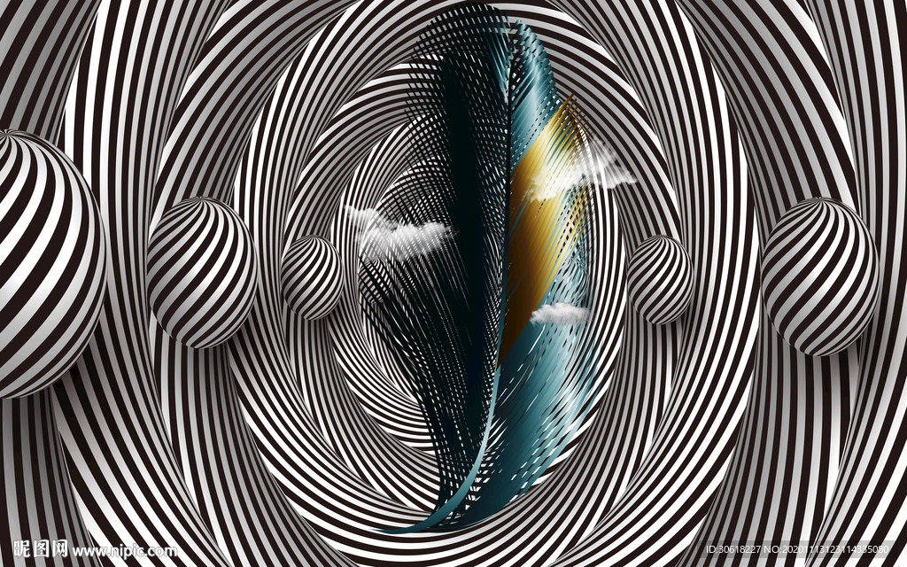 北欧地毯地画