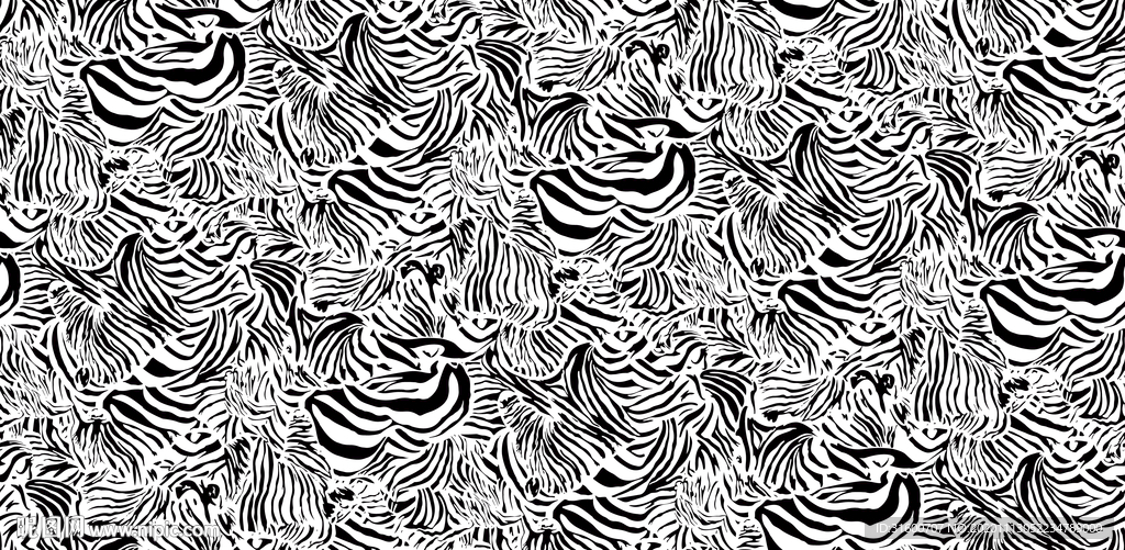抽象豹纹印花图案