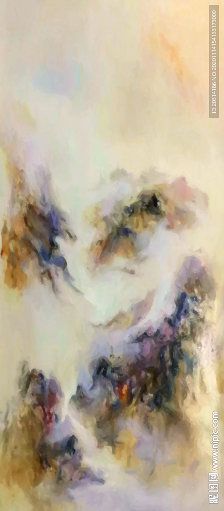 抽象油画中国风装饰画