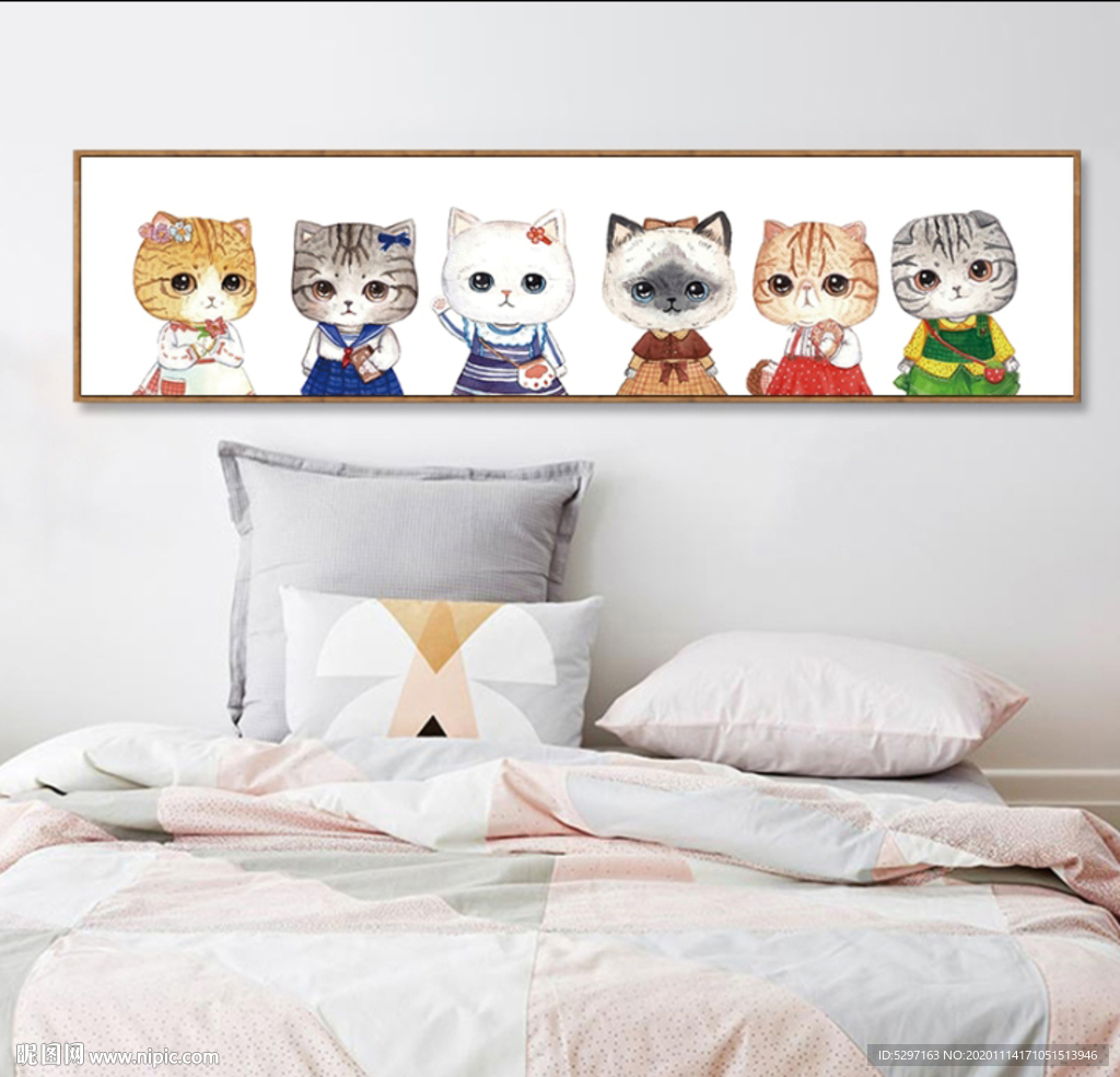 手绘猫