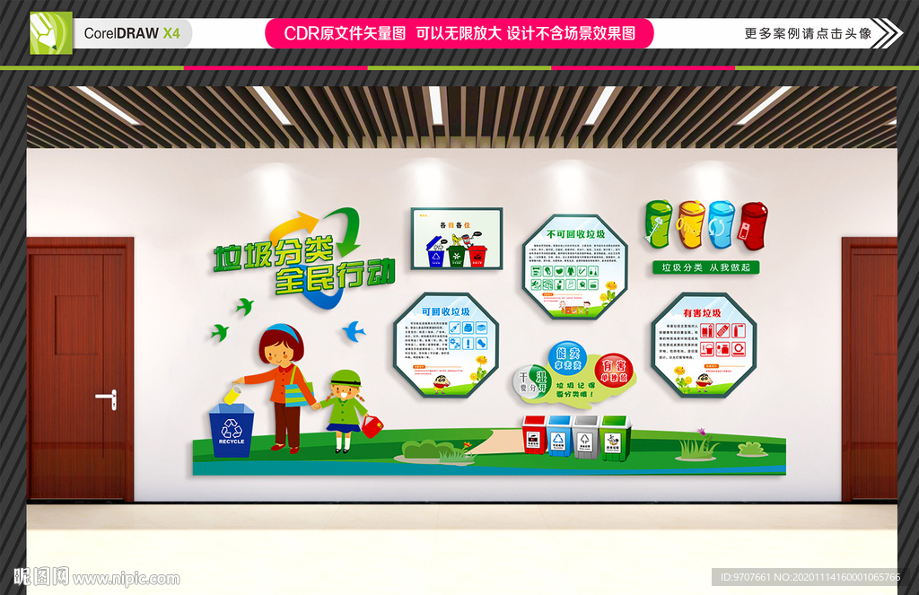 垃圾分类文化墙