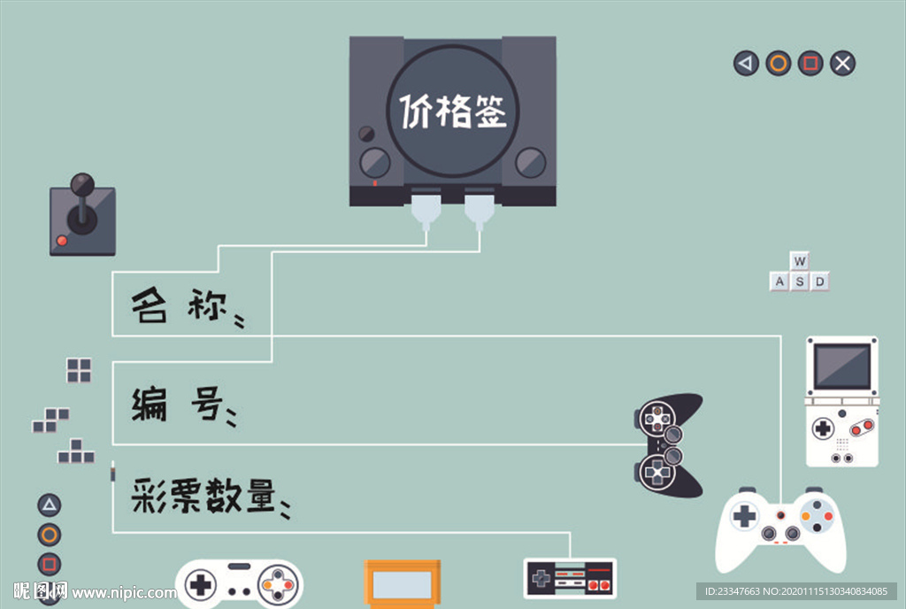 价格签