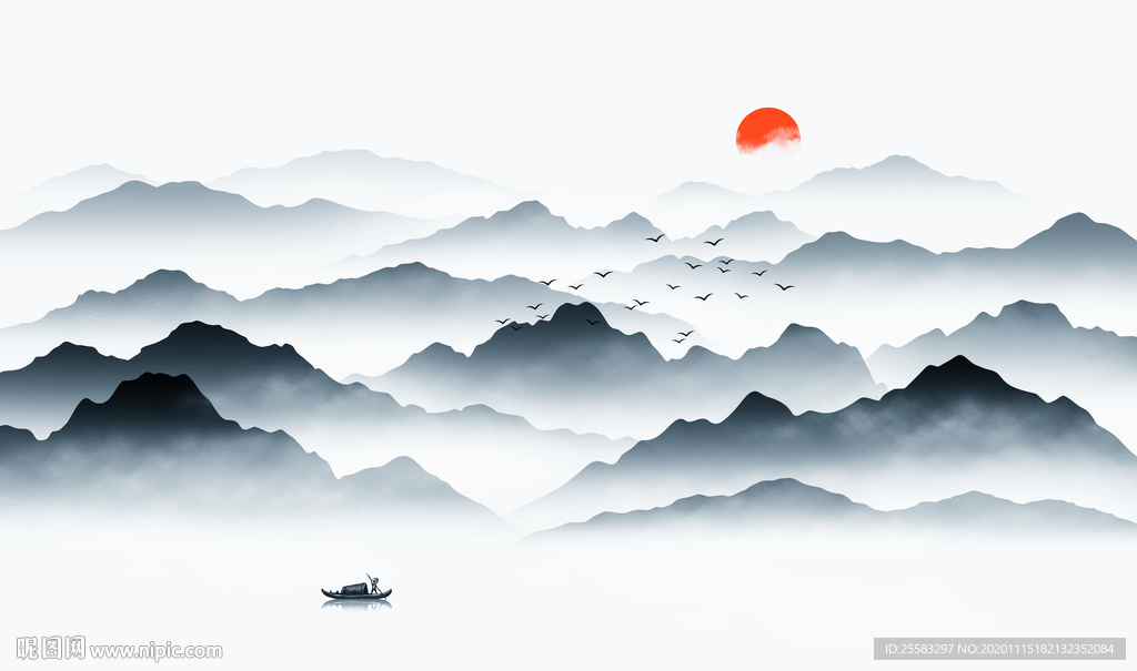 新中式山水