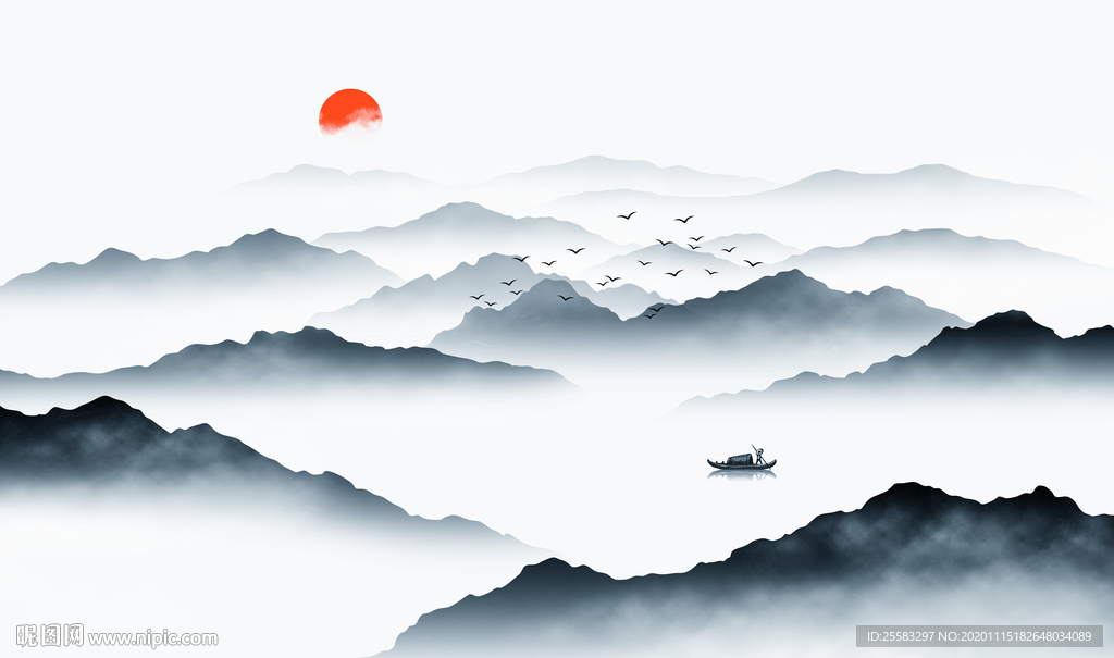 新中式山水