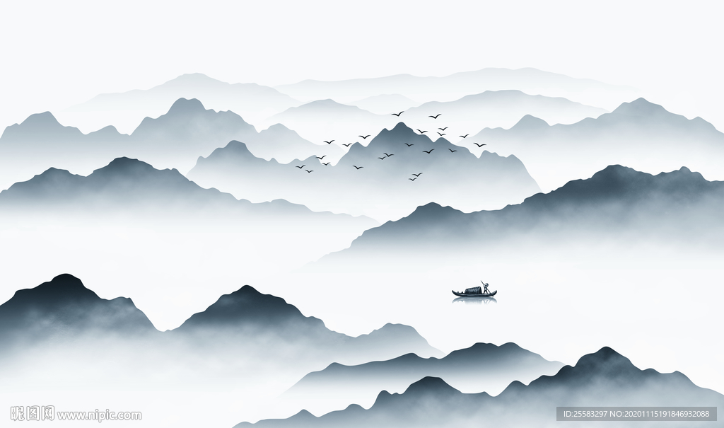 新中式山水