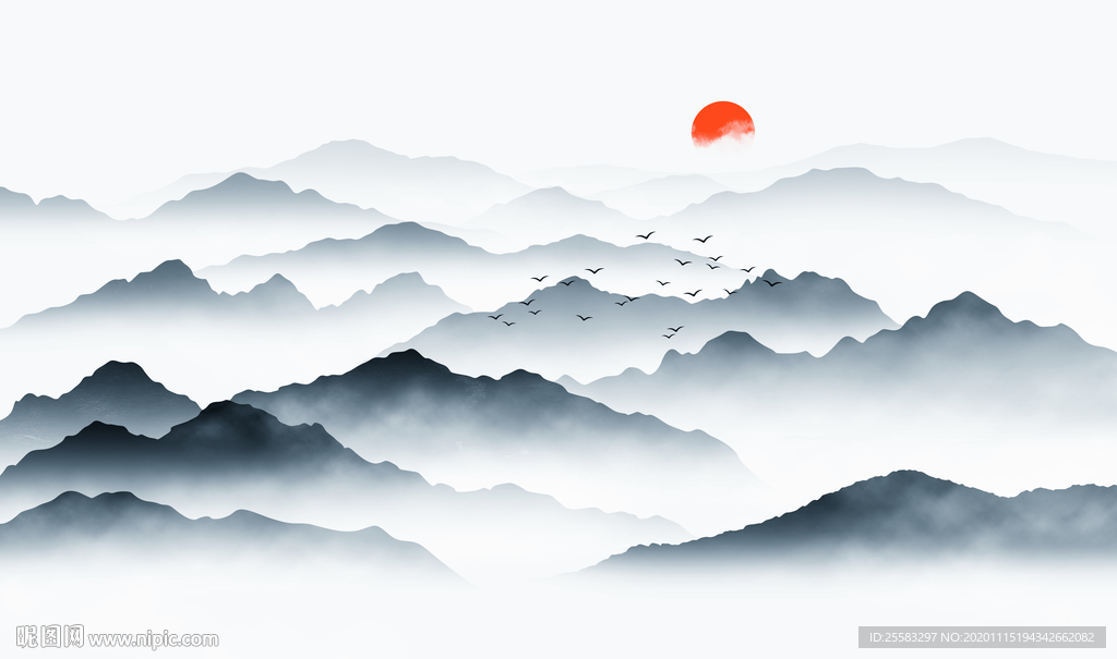 新中式山水