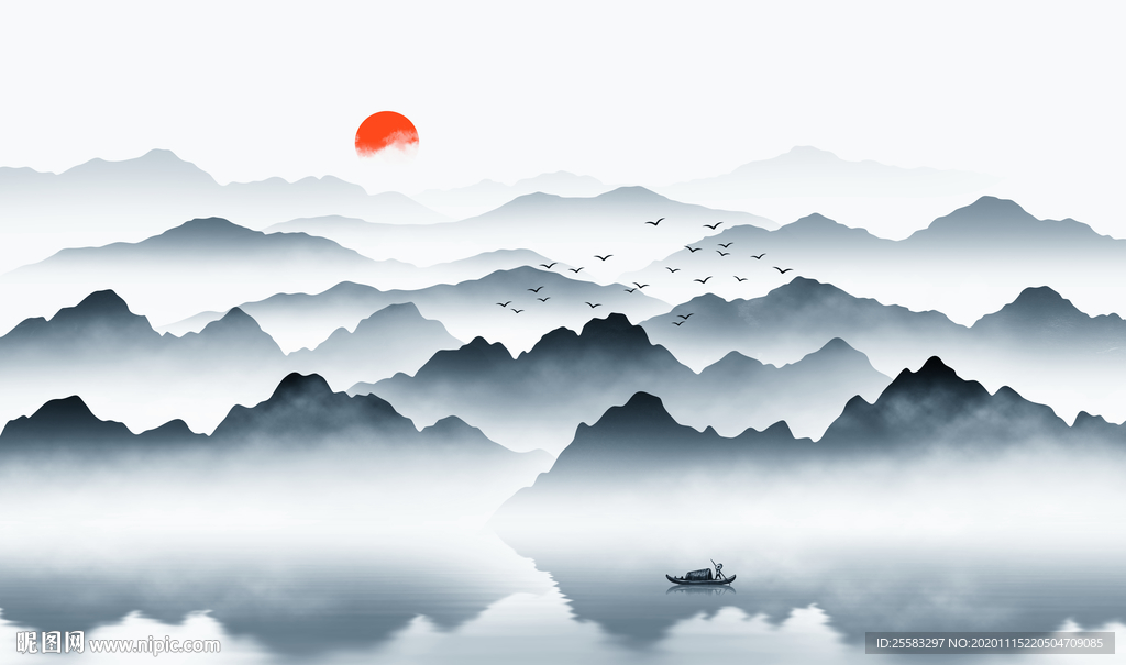 新中式山水
