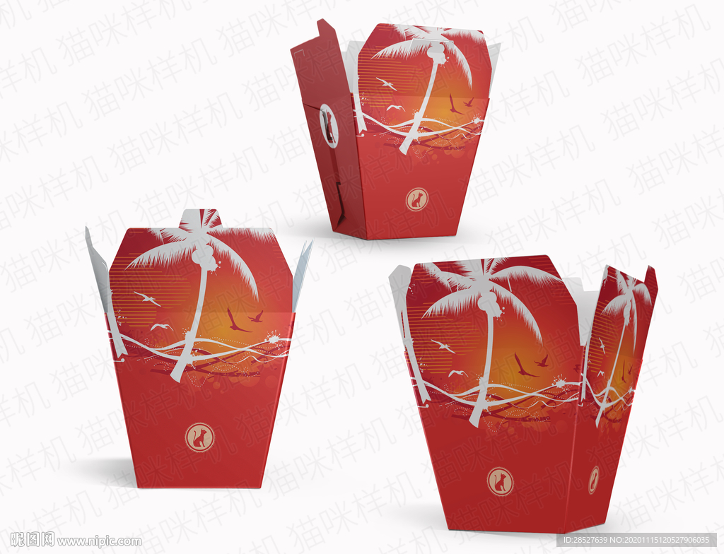 品牌logo鸡米花食杂样机