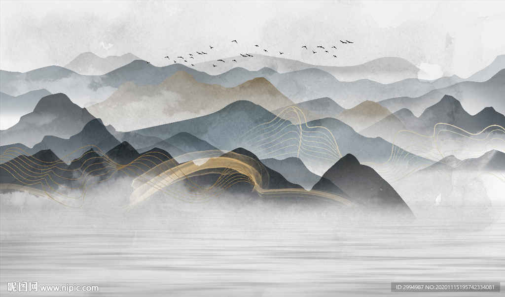 新中式意境山水