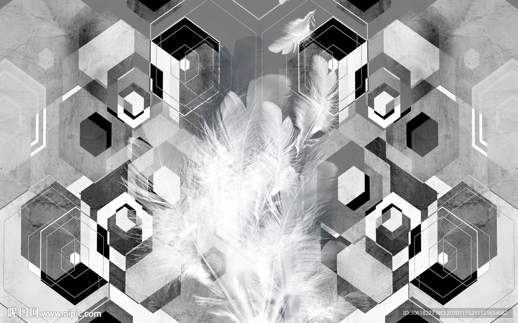 北欧背景墙 地毯地垫