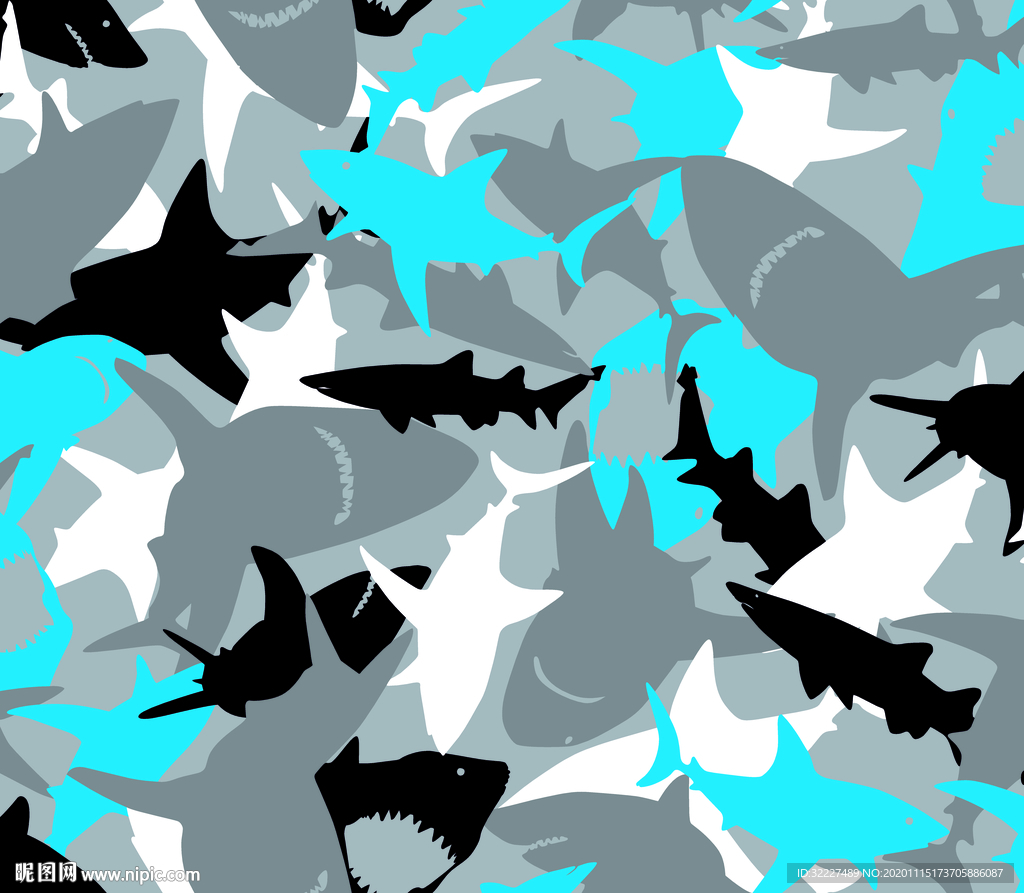 鲨鱼迷彩