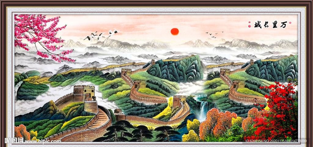 长城国画长城长城国画