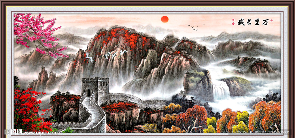 长城国画长城长城国画