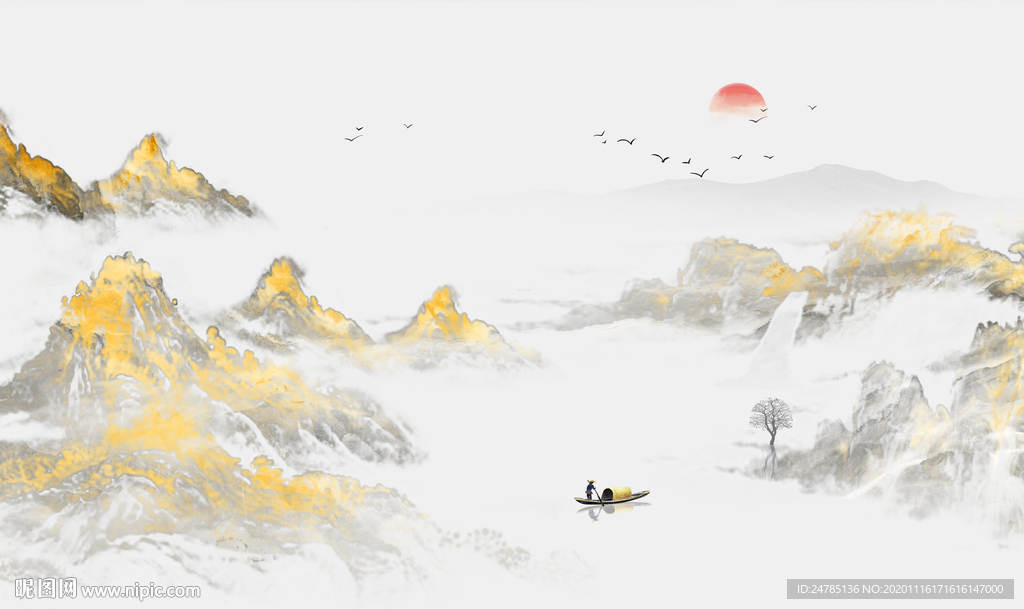 意境山水画