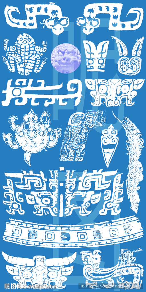 古代花纹、图案