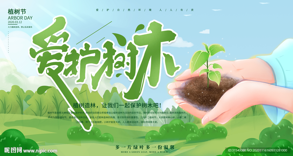 爱护树木