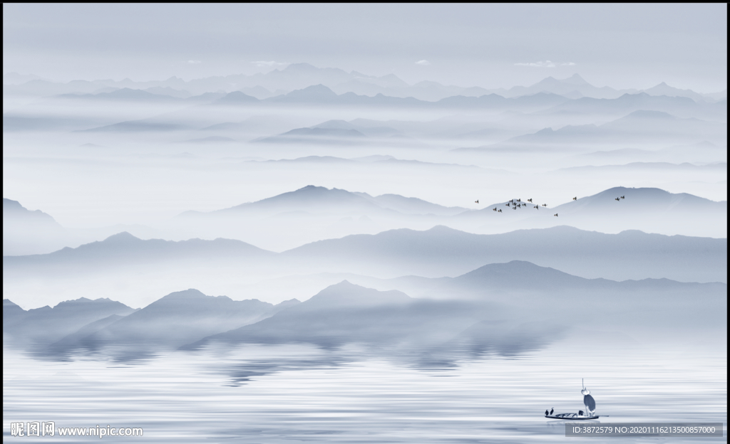 山水画禅意山水意境山水