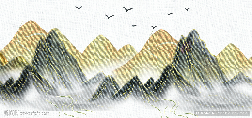 刺绣金山