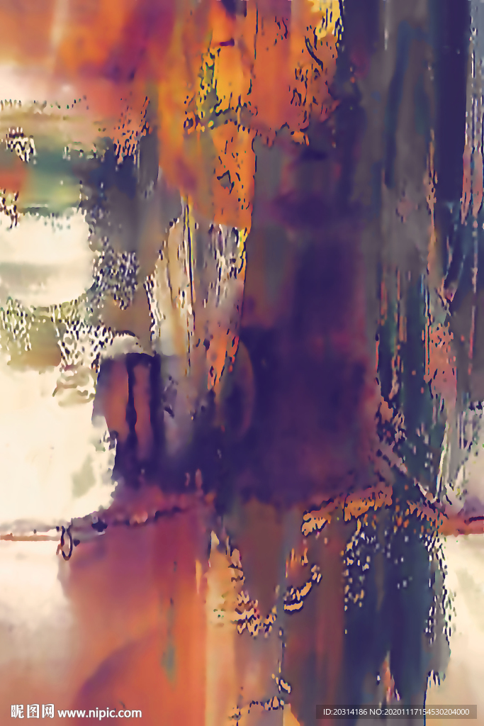 手绘抽象画现代壁画抽象油画