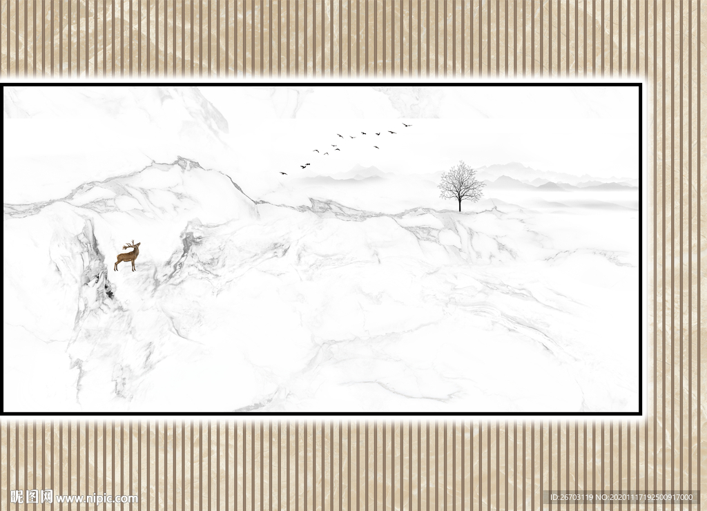 新款爆款爵士白悬空电视背景墙