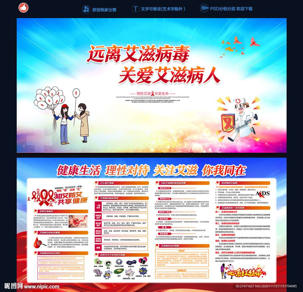 艾滋病海报