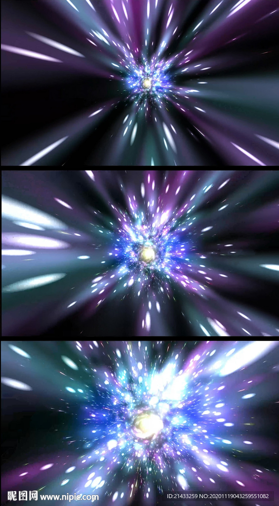 4K穿梭宇宙星空特效VJ背景