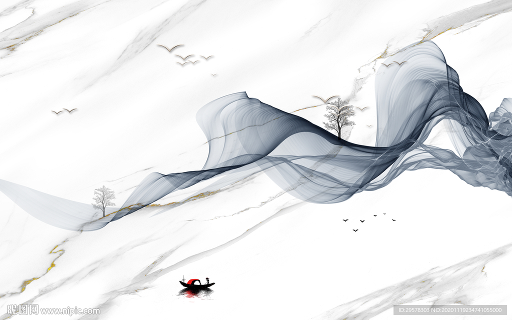 烟雾爵士白大纹理 TIF合层