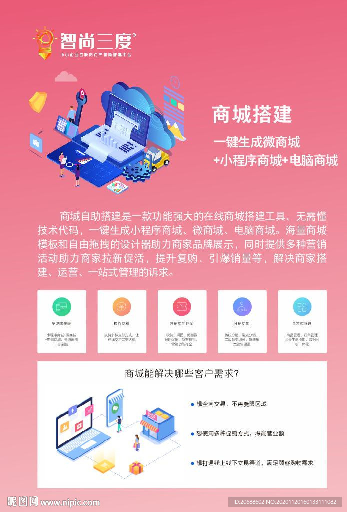 智尚三度 商城搭建