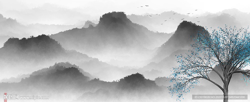 水墨山水