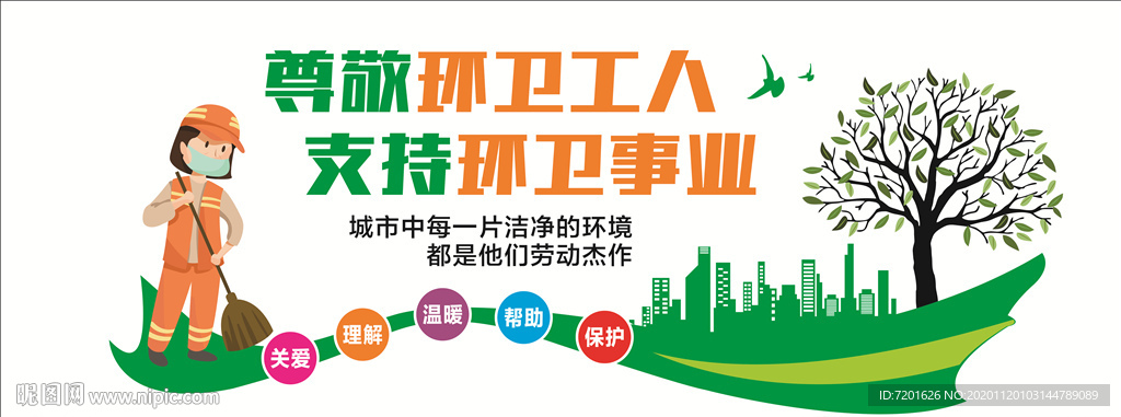 环卫工人文化墙