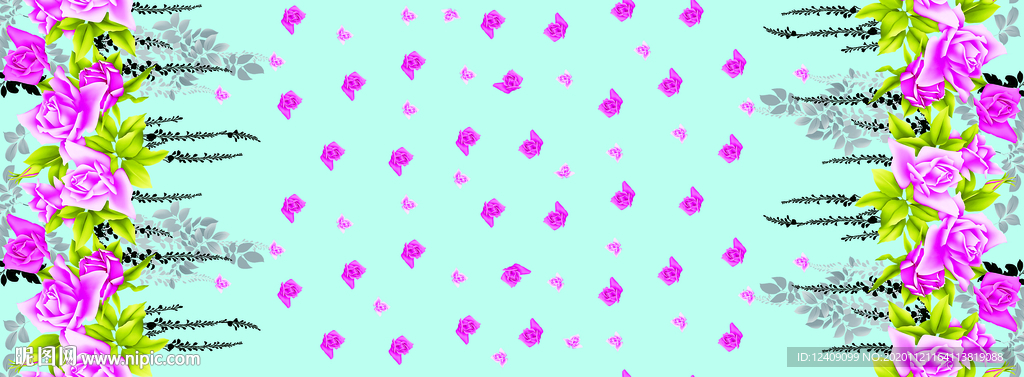 对称花