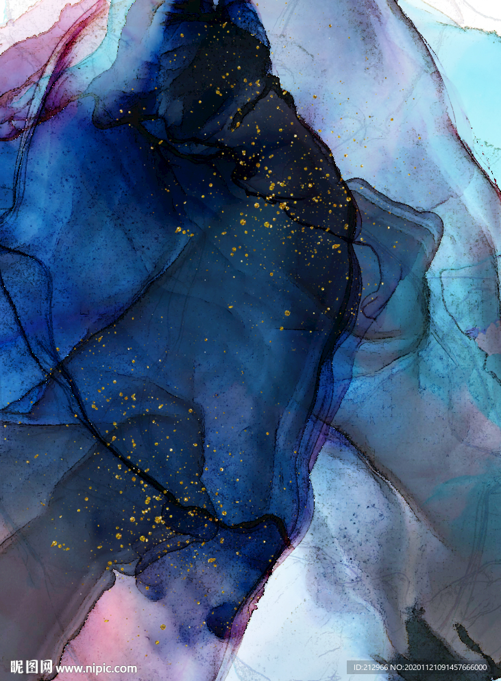 梦幻大理石纹（分层颜色可调整）